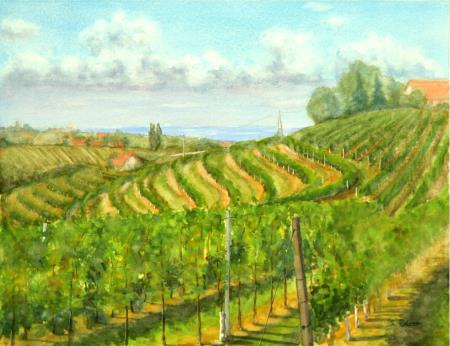 Prlekija (Akvarel - 2021) - Silvo Zdovc